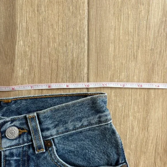 Vintage Levi's 550 Jeans Girl's 10 Blue Denim Medium Wash Slim Relaxed Fit 90s - Picture 6 of 8